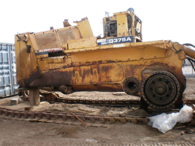 Export Logistics & Shipping, Inc. internationally transports D-375 dozer in cube container from Jebel Ali, Saudi Arabia to Vladivostok, Russia